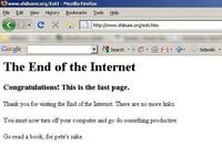 The Last Page of the Internet