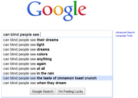Google Search Box Suggestions