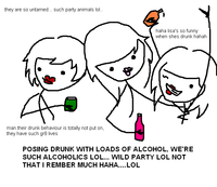 Stereotypical Facebook User Doodles