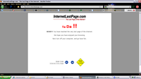 The Last Page of the Internet