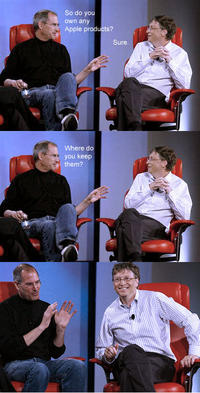 Steve Jobs/Bill Gates Comic