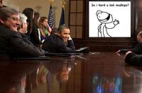 Smirking Obama