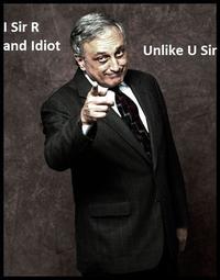 You, sir, are and idiot