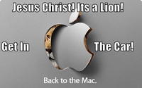 Jesus Christ It's a Lion Get In The Car!