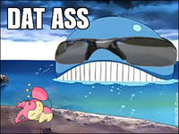 Hot Skitty on Wailord Action