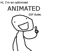 Optimized GIF Dude