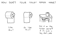 The Great Toilet Paper Debate