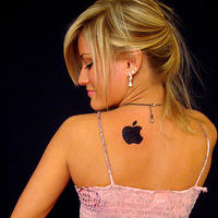 Ijustine-apple-tattoo
