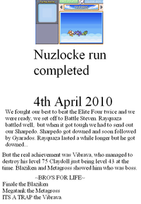 The Nuzlocke Challenge