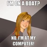 I'm on a Boat