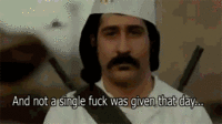 And Not a Single Fuck Was Given That Day