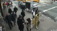 NYC Cardstand Earthcam Trolling / "I'll Be There in 30 Minutes"
