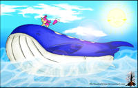 Hot Skitty on Wailord Action
