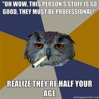 Art Student Owl