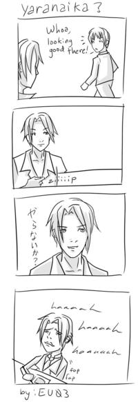 Yaranaika? (やらないか)