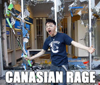 Angry Vancouver Fan / Angry Asian Rioter