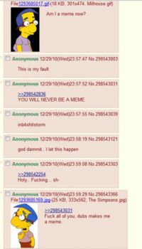 "Milhouse Is Not A Meme"