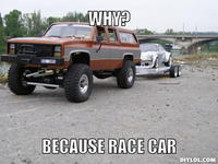 BECAUSE RACE CAR