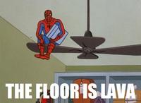 The Floor is Lava / Hot Lava Game