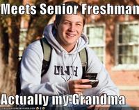 Senior College Student