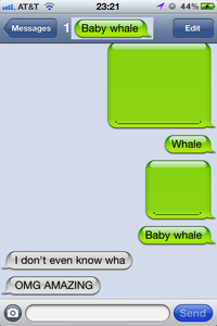 iPhone Whale