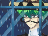 Season 0 Kaiba Staring At the Rain Through a Window