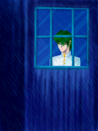 Season 0 Kaiba Staring At the Rain Through a Window