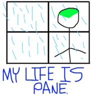 Season 0 Kaiba Staring At the Rain Through a Window