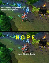 Nope! Chuck Testa