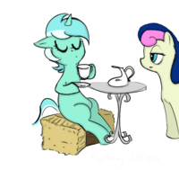 Sitting Lyra