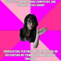 Idiot Nerd Girl