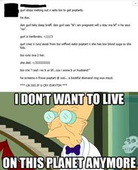 I Don't Want to Live on This Planet Anymore