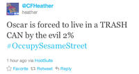 #OccupySesameStreet