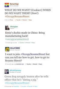 #OccupySesameStreet