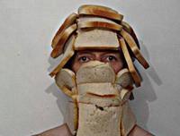 Bread Helmet Man