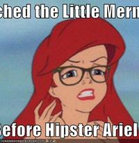 Hipster Mermaid / Hipster Ariel