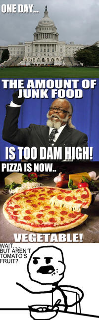 Pizza is a Vegetable