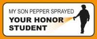 Casually Pepper Spray Everything Cop