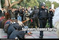 Casually Pepper Spray Everything Cop