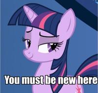 You Must Be New Here