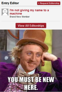 You Must Be New Here