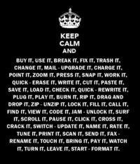 Keep Calm and Carry On