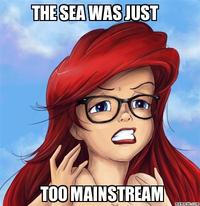 Hipster Mermaid / Hipster Ariel
