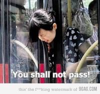 You Shall Not Pass!!!