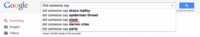 Google Search Box Suggestions 