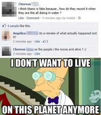 I Don't Want to Live on This Planet Anymore