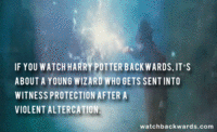 If You Watch X Backwards, It's About Y
