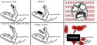 Text in Bed, Drop Phone on Face