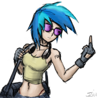 DJ P0N-3 / Vinyl Scratch