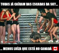 Luíza que está no Canadá